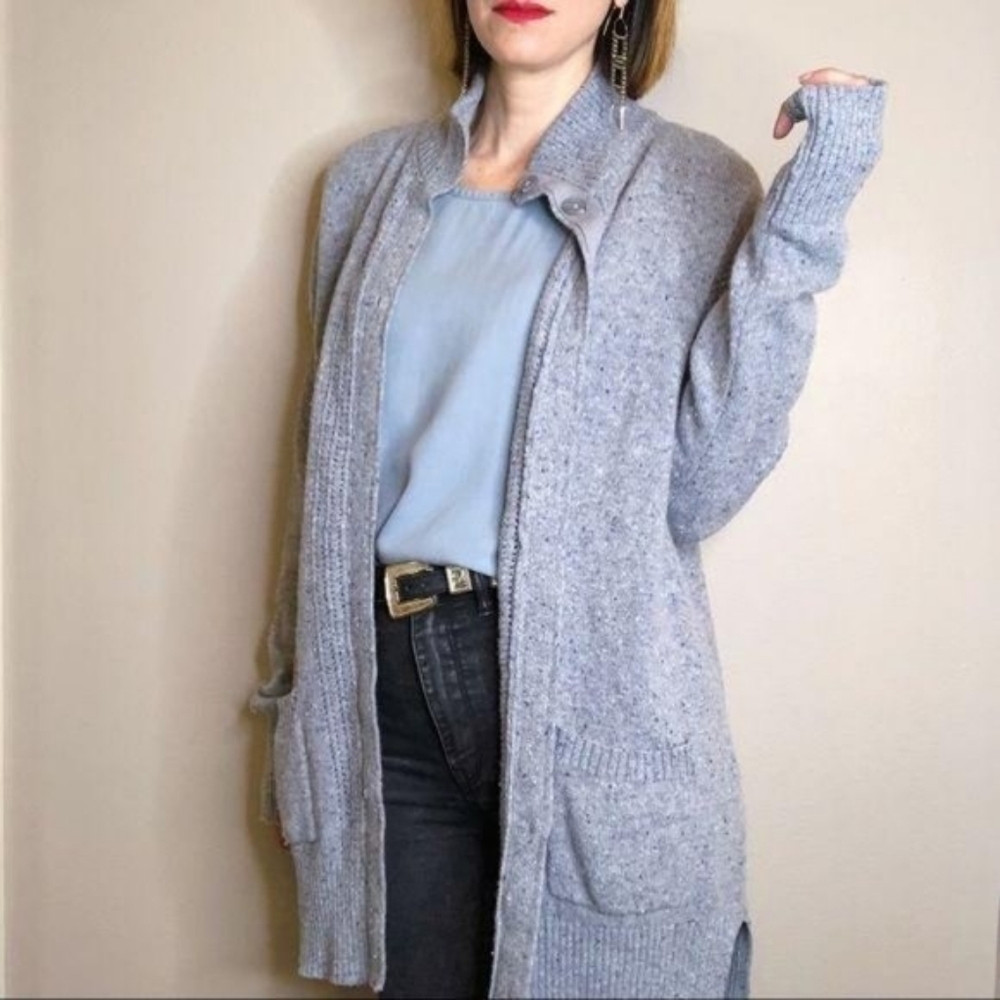 💘 Royal Robbins merino wool button front cardigan L - Picture 6 of 12